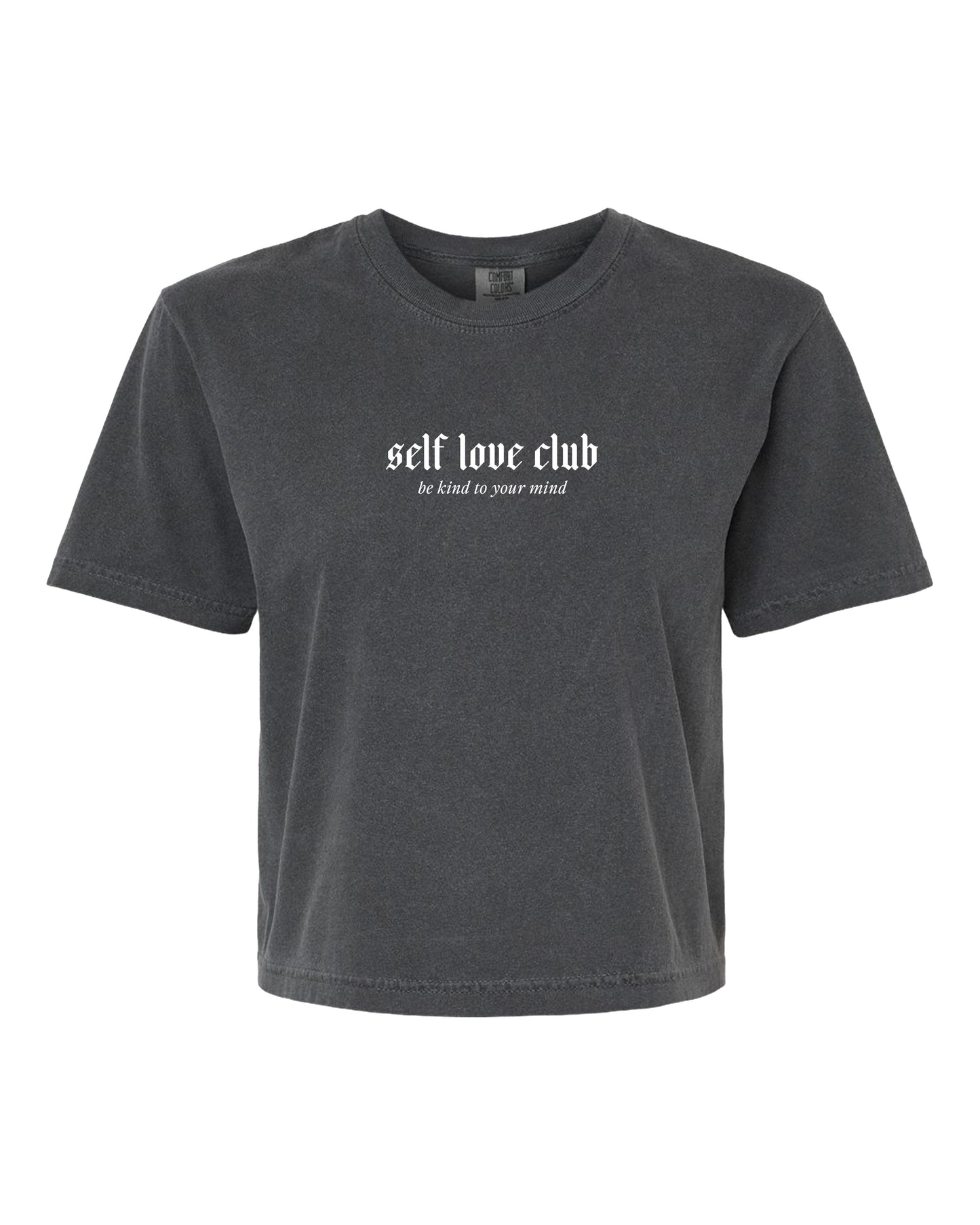 Self Love Club Tee - Charcoal