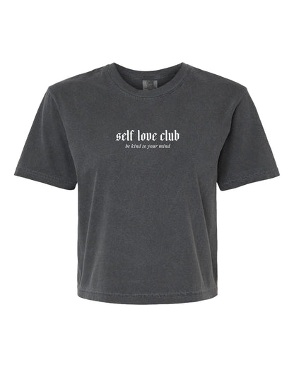 Self Love Club Tee - Charcoal