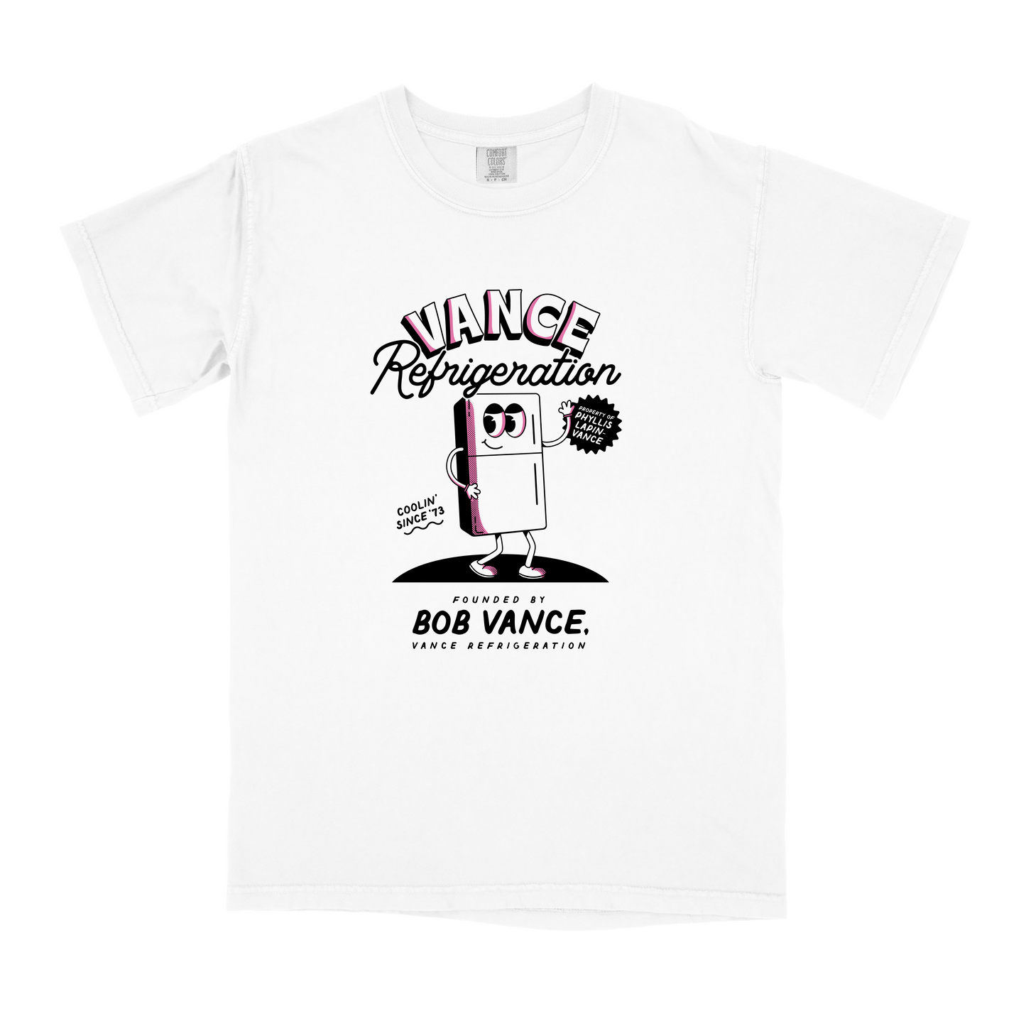 Pink Vance Refrigeration Graphic Tee